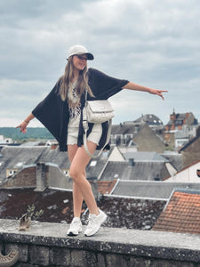 KUJTEN Pull Cape Maty Marron