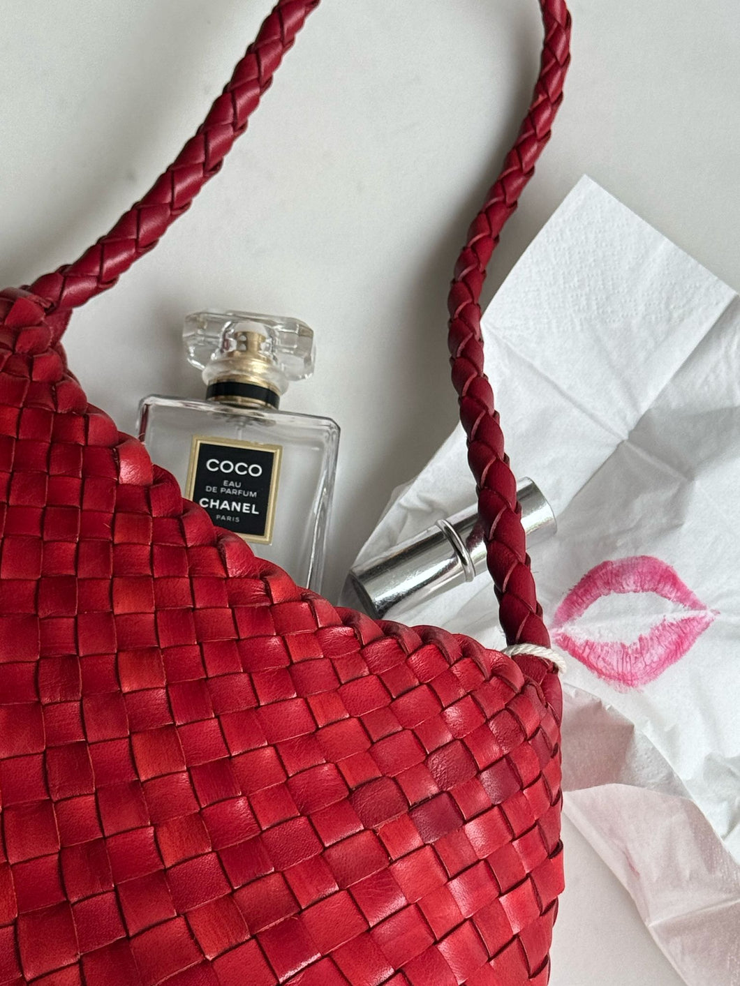 DRAGON DIFFUSION Sac en Cuir Rosanna Red