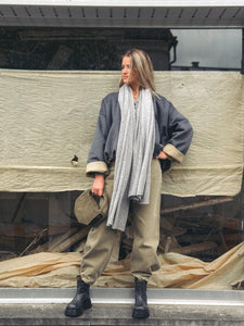 8PM Veste Bomber Gris