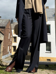 MaxMara Pantalon en  Laine Marine