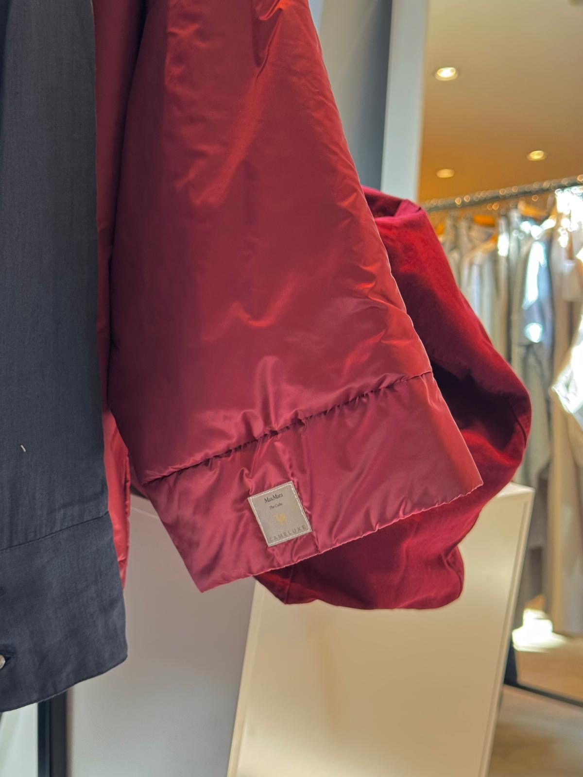 MAX MARA THE CUBE Manteau Matelassé Fiore Rubis