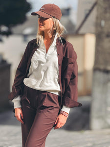 MARGAUX LONNBERG Chemise Rains Brown