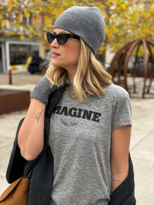 ZADIG&VOLTAIRE T-Shirt Woop Imgine Gris Chiné