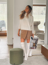 Charger l&#39;image dans la galerie, KUJTEN Pull en Cachemire Amea Blanc
