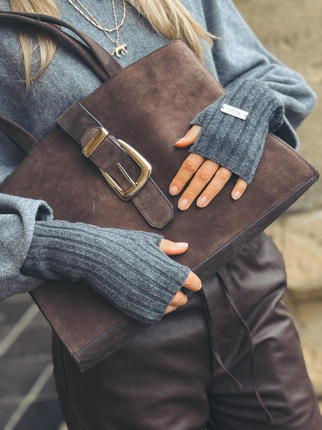 MARGAUX LONNBERG Mitaines Lisa Grey