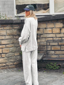 ODILE & GASTON Pantalon Souple Gris Chiné