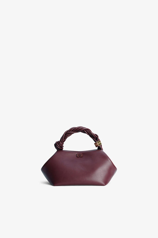 GANNI Bou Bag Small - Burgundy