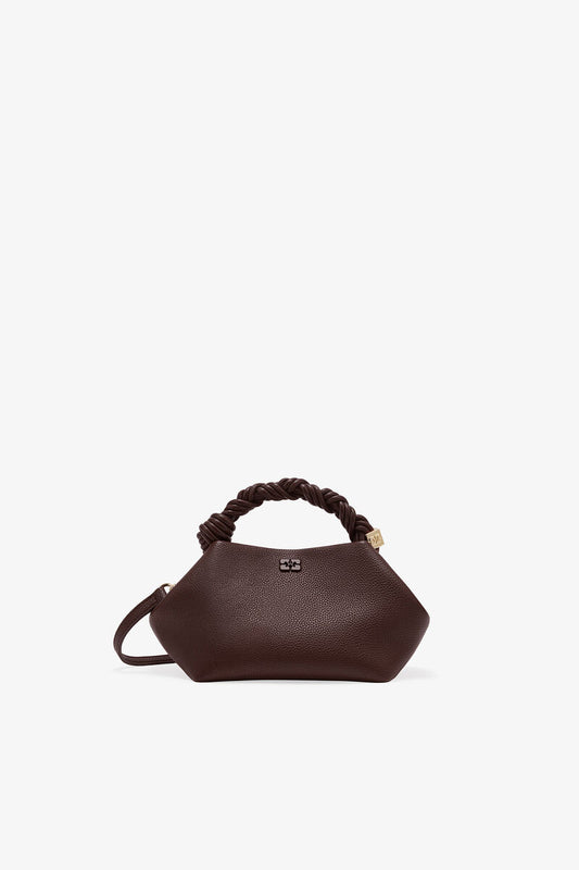 GANNI Bou Bag Small Grained - Chicory Coffee
