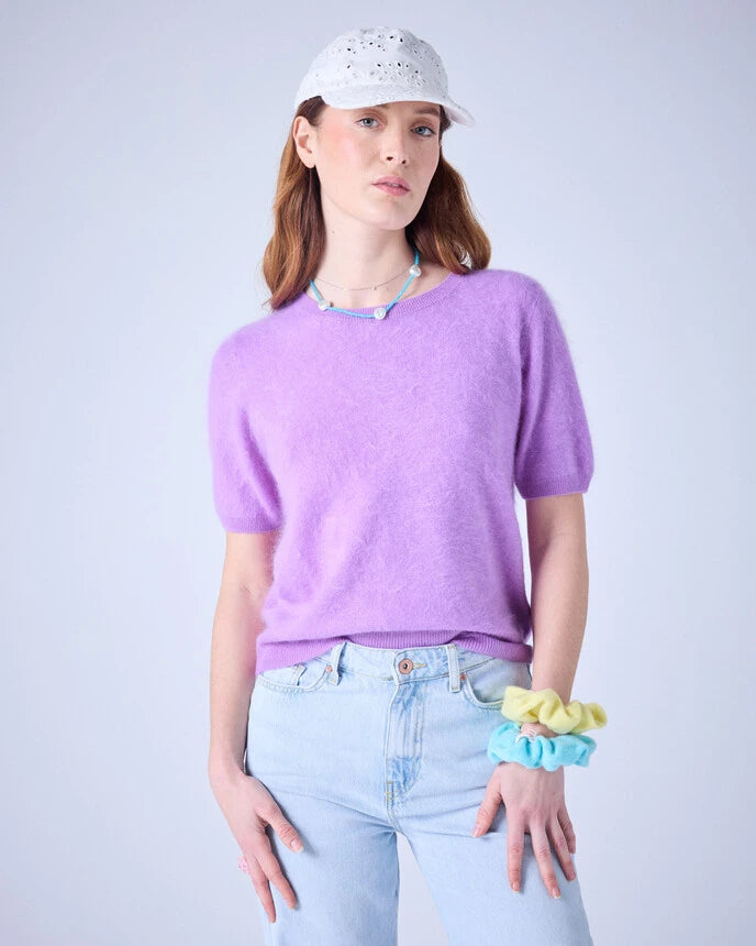 ABSOLUT CASHMERE Pull AMAYA Orchidée