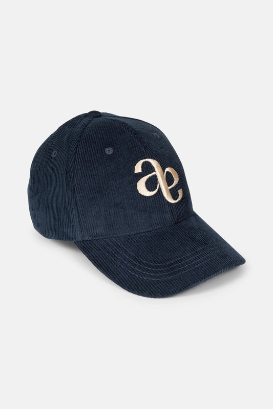 AME Casquette Maumau Velours Marine