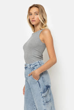 Charger l'image dans la galerie, AME Initial Ribbed Tank Top | Marled Grey
