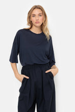 Charger l&#39;image dans la galerie, AME T-Shirt Klaxon Navy Blue
