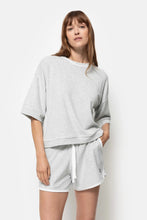Charger l'image dans la galerie, AME Klaxon Sponge T-Shirt Grey &amp; White
