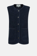Charger l&#39;image dans la galerie, AME Veste Sans Manche Madison Blue Navy

