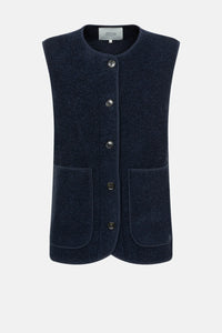 AME Veste Sans Manche Madison Blue Navy