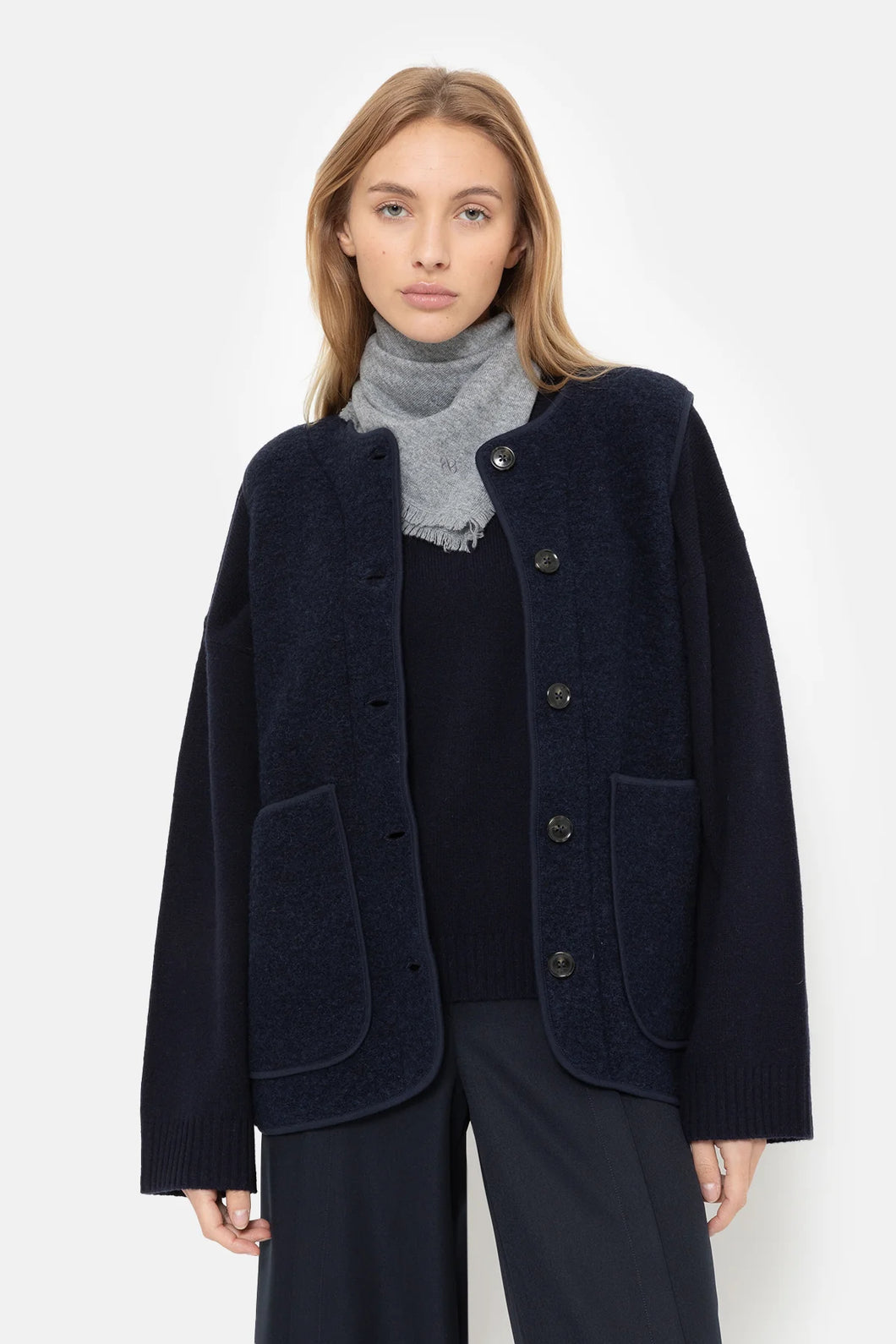 AME Veste Sans Manche Madison Blue Navy