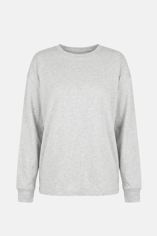 AME T-shirt Manches Longues Orbit Gris Chiné – vue 2