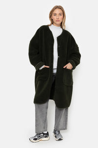 AME Jacket Mahaut Teddy Dark Green