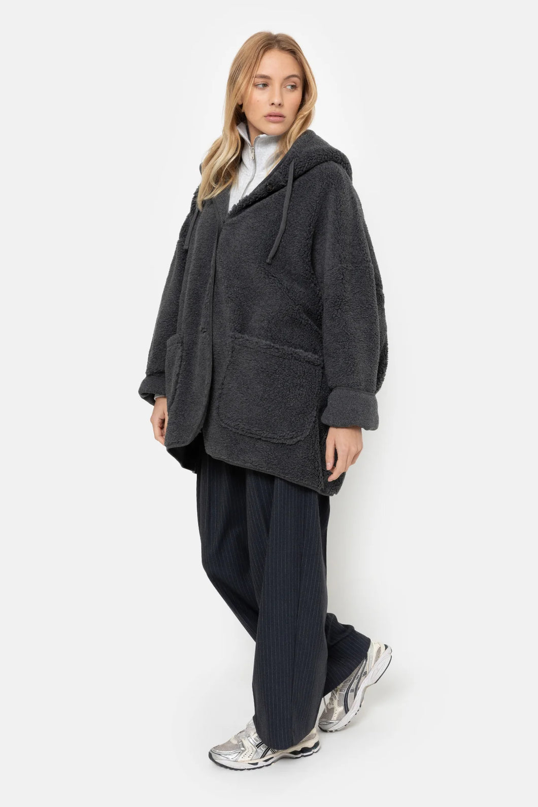 AME Veste Teddy Kenji Dark Grey