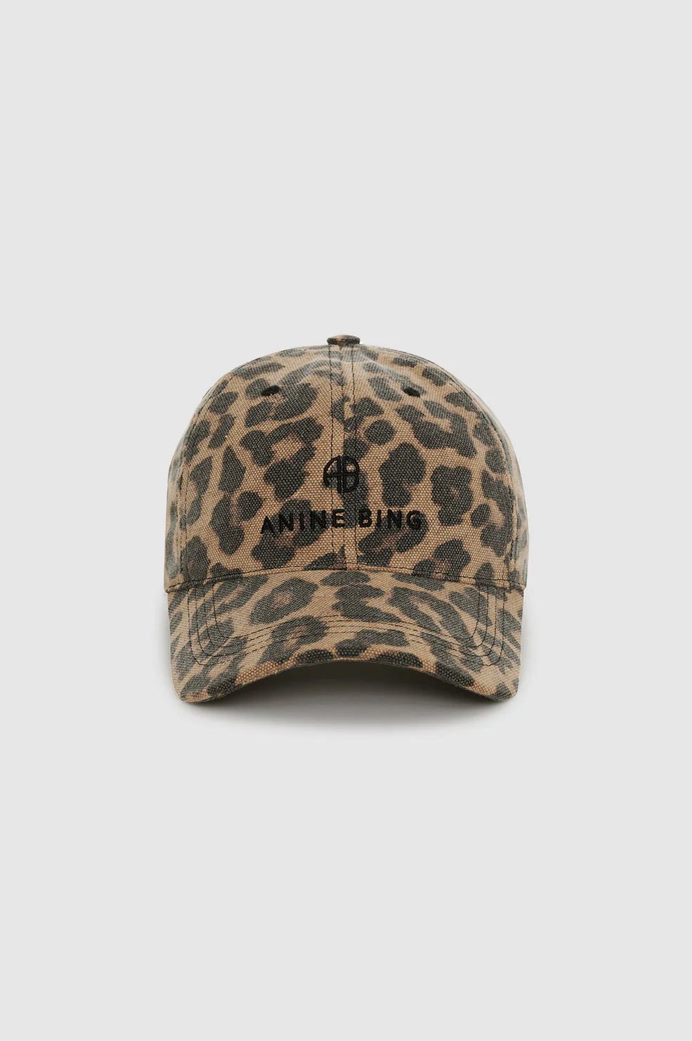 ANINE BING Casquette de Baseball Leo Noir et Brun