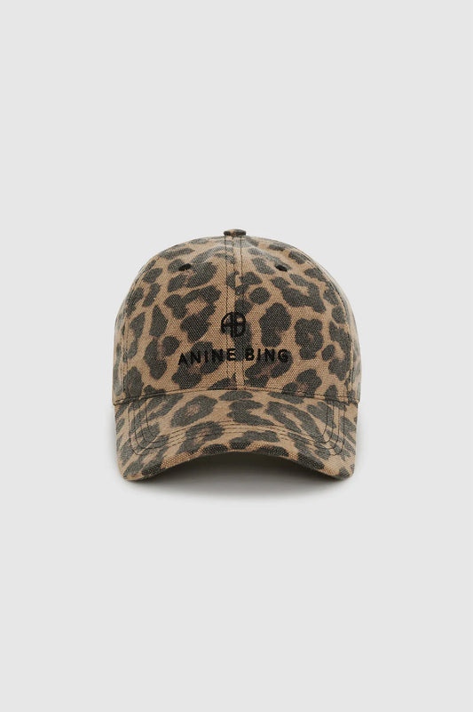 ANINE BING Casquette de Baseball Leo Noir et Brun