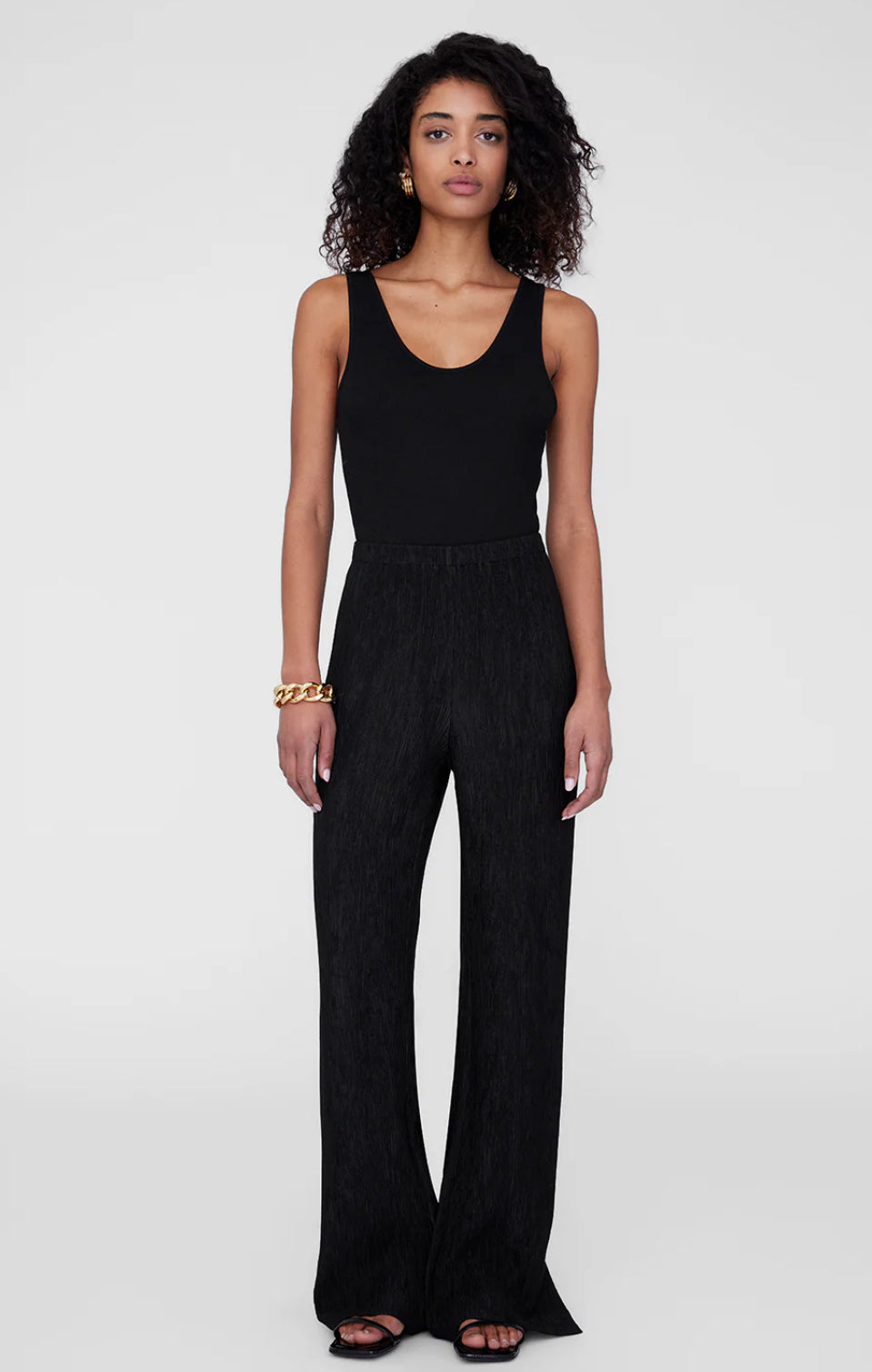 ANINE BING Pantalon Aden Black