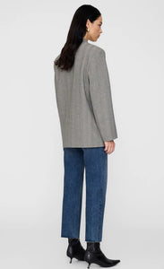 ANINE BING Blazer Quinn Ivoire and Black