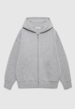 Charger l&#39;image dans la galerie, ANINE BING Bond Zip Up Hoodie Heather Grey
