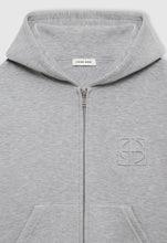 Charger l&#39;image dans la galerie, ANINE BING Bond Zip Up Hoodie Heather Grey
