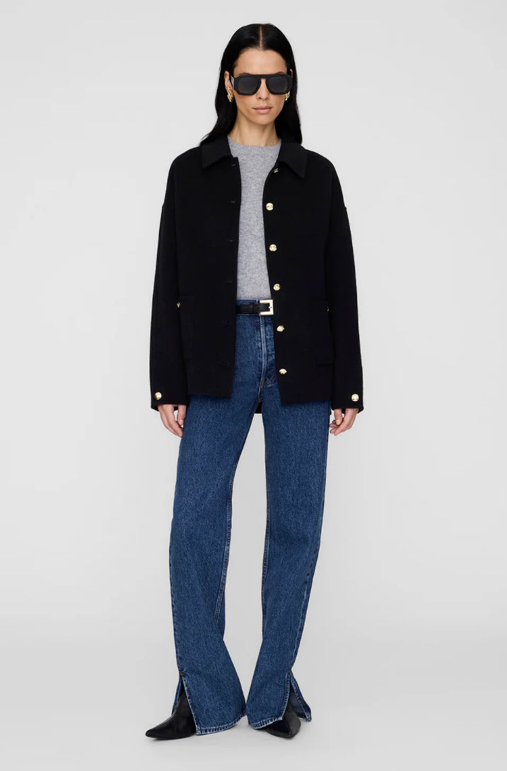 ANINE BING Jacket Luca Black Cashmere