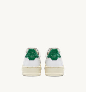 Baskets Medalist Low Man Leather White/Green AUTRY