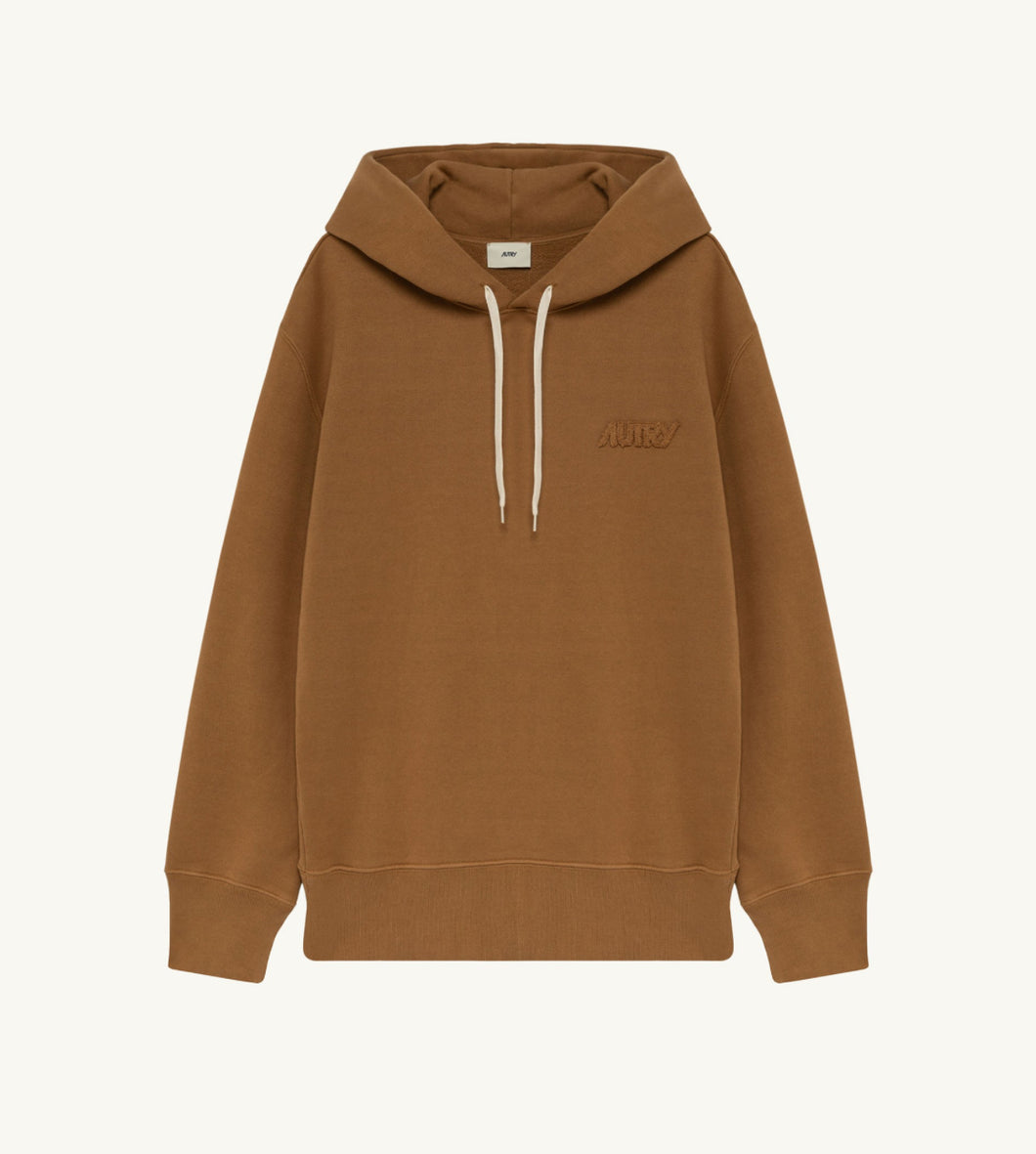 AUTRY Sweatshirt à Capuche Camel