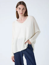 Charger l&#39;image dans la galerie, ABSOLUT CASHMERE Pull Cachemire Oversize Camille Ecru
