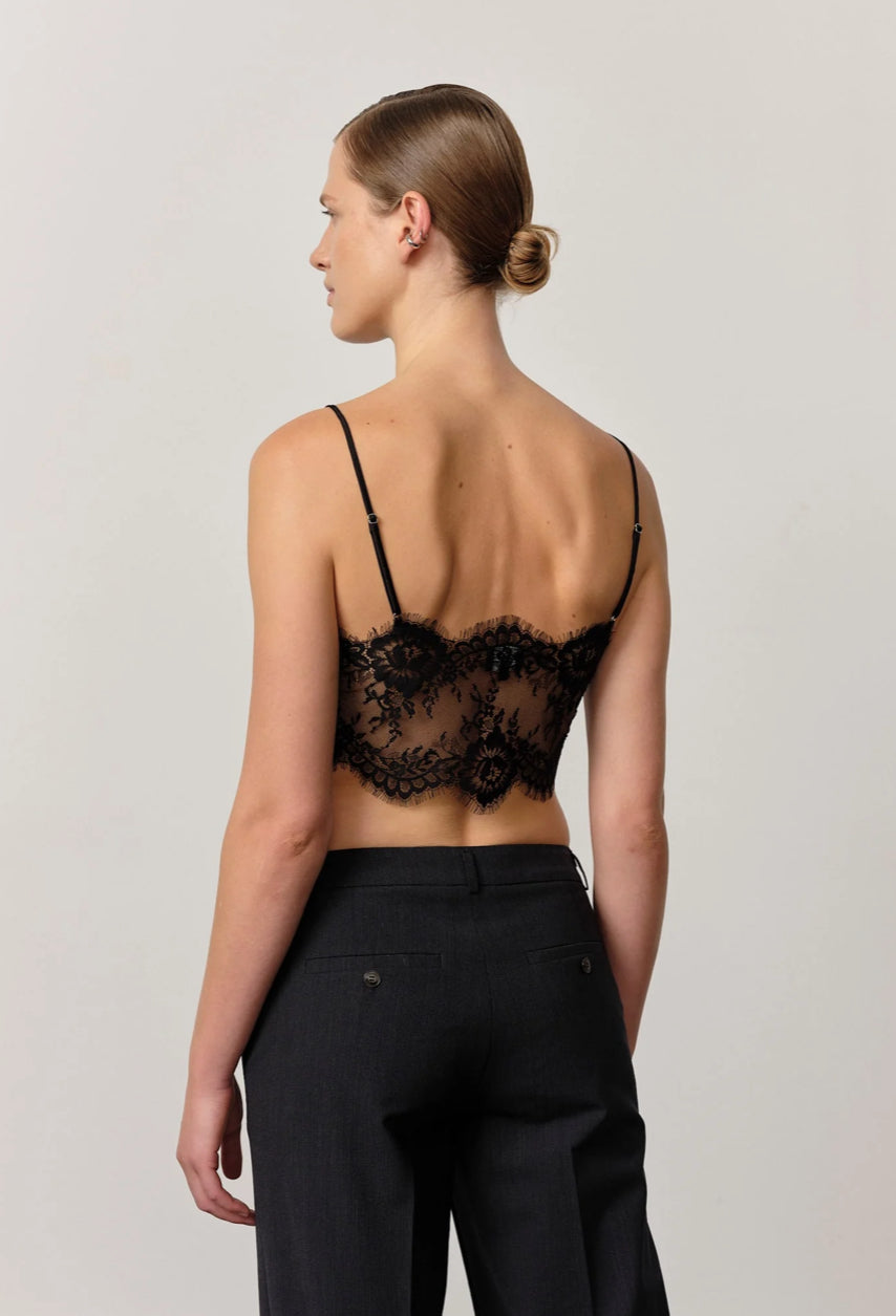 BIRGITTE HERSKIND Top Lilly Noir – vue 2