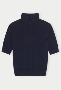 BIRGITTE HERSKIND Pull Perry Bleu Marine