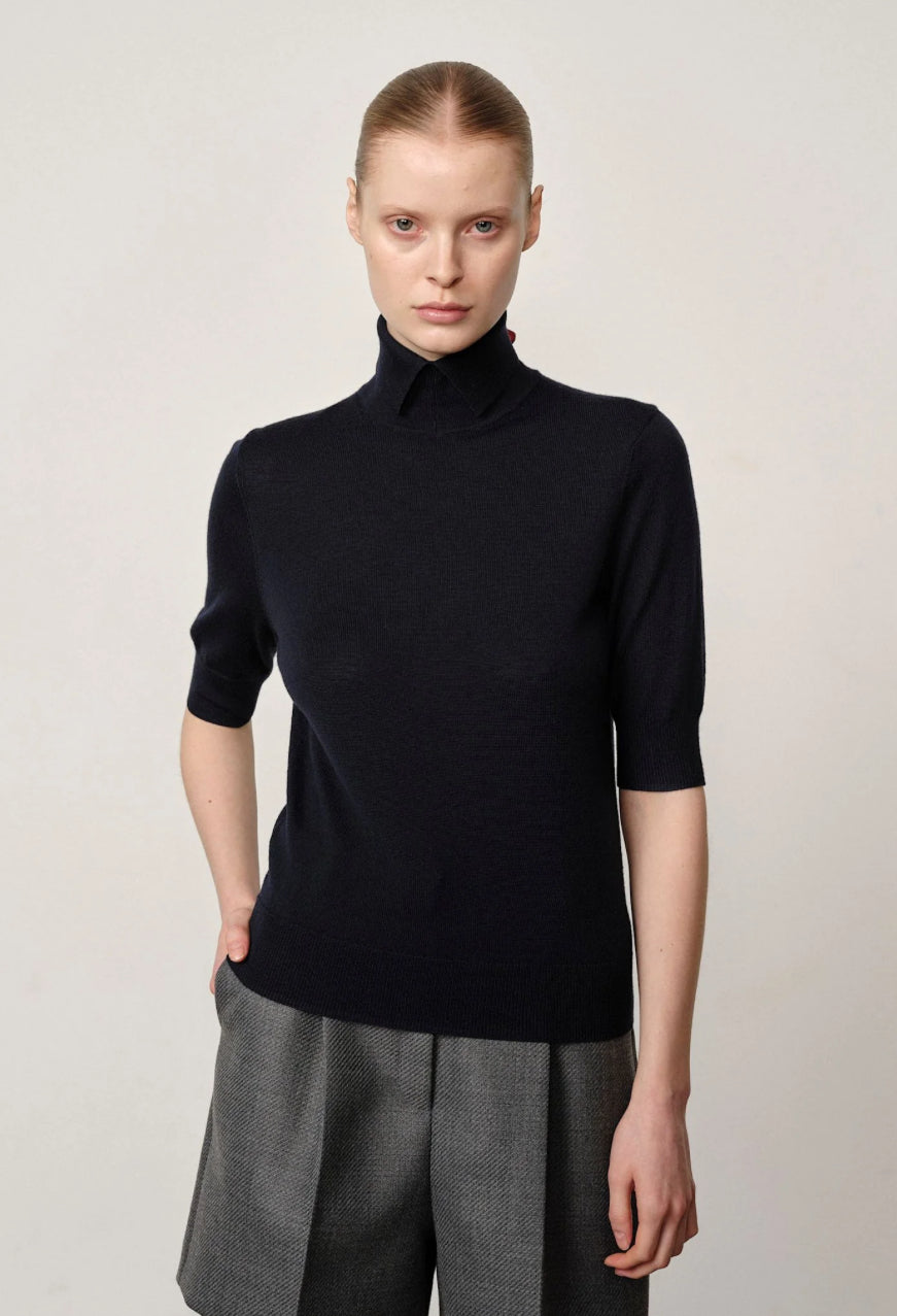 BIRGITTE HERSKIND Pull Perry Bleu Marine