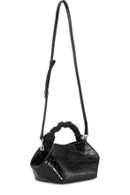 Charger l&#39;image dans la galerie, GANNI Black Croco Patent Small Bou Bag
