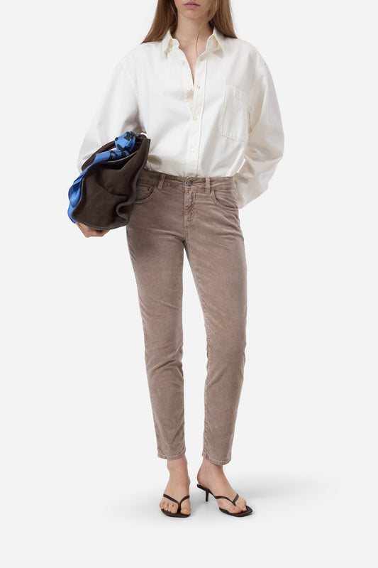 CLOSED Pantalon Baker beige noisette, vue de face