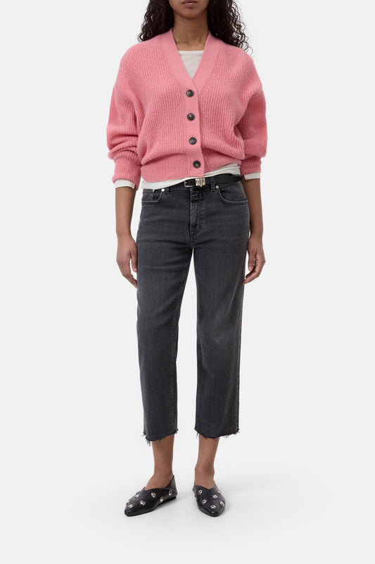 CLOSED Cardigan col V rose sorbet, vue de face