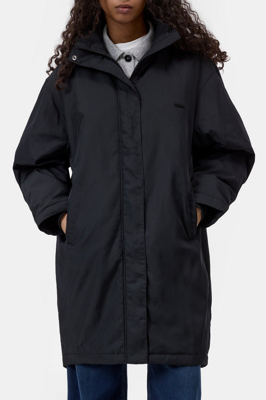 CLOSED Parka Minimal noire, vue de dos