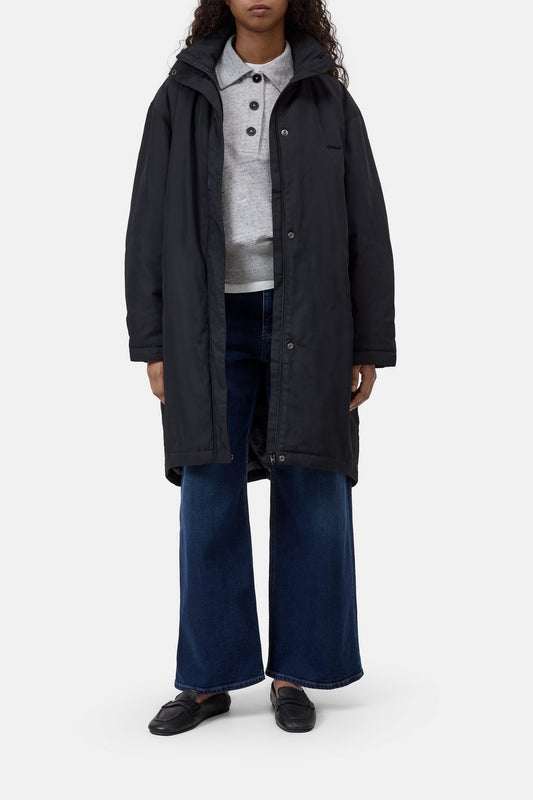 CLOSED Parka Minimal noire, vue de face