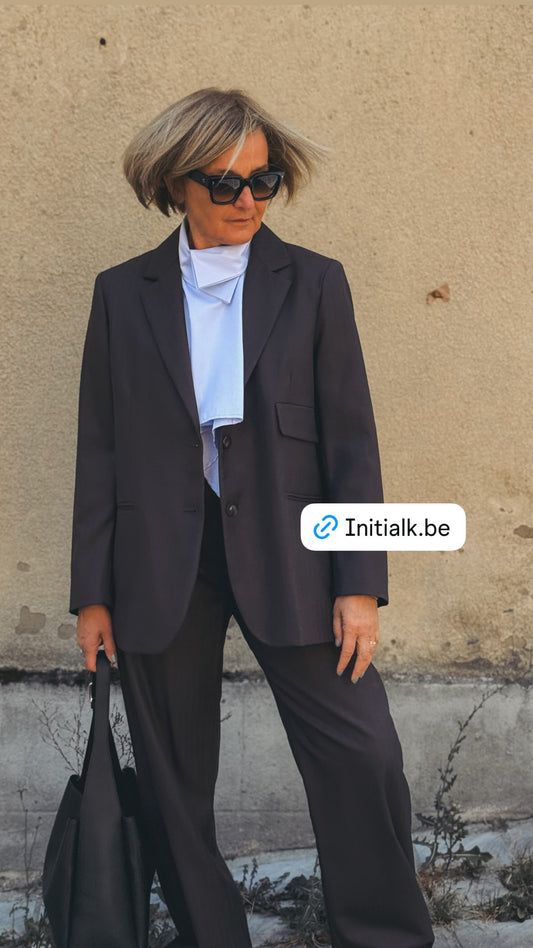 MARGAUX LONNBERG Veste Nikita Brown Stripes
