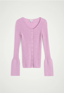 HERSKIND Gilet en Tricot Liw Rose