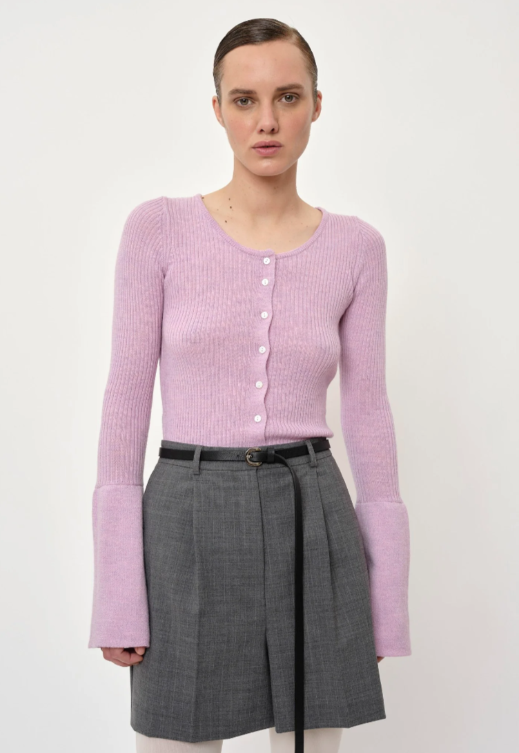 HERSKIND Gilet en Tricot Liw Rose