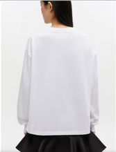 Charger l'image dans la galerie, GANNI Basic cotton jersey Long sleeve Bright White
