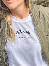 Charger l'image dans la galerie, T-Shirt Col Rond Blanc GANNI
