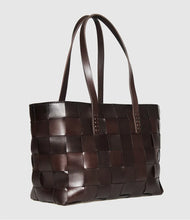 Charger l&#39;image dans la galerie, DRAGON DIFFUSION Sac en Cuir Japan Tote Brown
