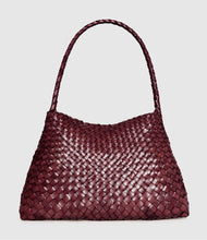 Charger l&#39;image dans la galerie, DRAGON DIFFUSION Sac Santa Maria Cuir Bordo
