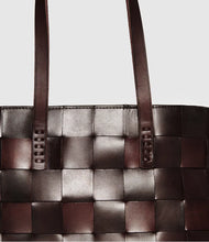 Charger l&#39;image dans la galerie, DRAGON DIFFUSION Sac en Cuir Japan Tote Brown
