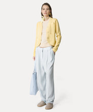 Charger l&#39;image dans la galerie, FORTE_FORTE Pantalon Baggy en Satin Bleu Ciel
